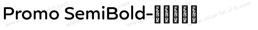 Promo SemiBold字体转换